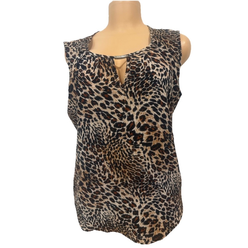 Jon & Anna Women's Blouse Size Medium Snakeskin Print